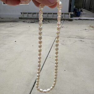 Top Grading AAA Japanese Akoya 9-10mm white Pearl Necklace 16"